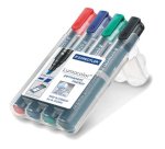 Marqueur permanent 350 Lumocolor, étui de 4