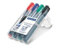 Marqueur permanent 350 Lumocolor, étui de 4
