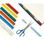 Cavaliers auto-adhésifs pour onglets Esselte transparent - Paquet de 5