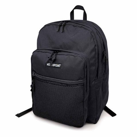 Lebez 81216 zaino Zaino scolastico Nero Poliestere