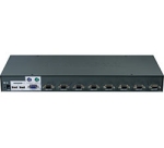 Trendnet TK-803R 8-Port USB/PS/2 Rack Mount KVM Switch commutateur écran, clavier et souris Grille de montage