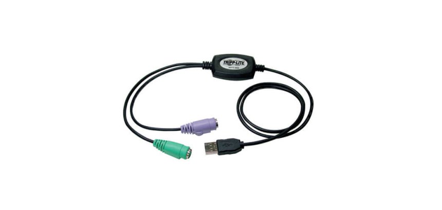 Tripp Lite B015-000 Adaptador USB a PS/2 para teclado y mouse
