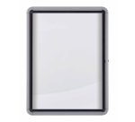 Vitrine d'affichage Premium Plus, fond en métal, 4x A4