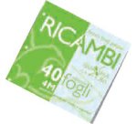 Ricambi forati Quaxima - A4 - 4 mm - 80 gr - Pigna - conf. 40 pezzi