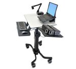 Ergotron TeachWell Mobile Digital Workspace Graphite, Gris Panier multimédia