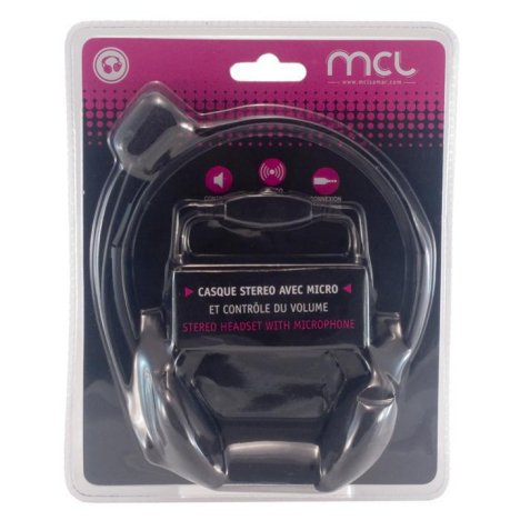 Micro casque MCL CSQ-M/NZ filaire - Noir