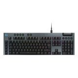 Clavier Logitech gaming mécanique filaire ultra-plat G915 X, switchs GL Brown Tactile - PC/Mac