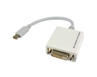 MCL CG-293CZ câble vidéo et adaptateur 0,1 m Mini DisplayPort DVI-D Blanc