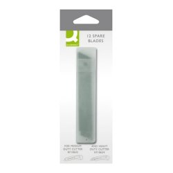 Lame 18mm de rechange q-connect pour cutters        kf10632/kf10635/kf10937/kf10634 blister 12 unites