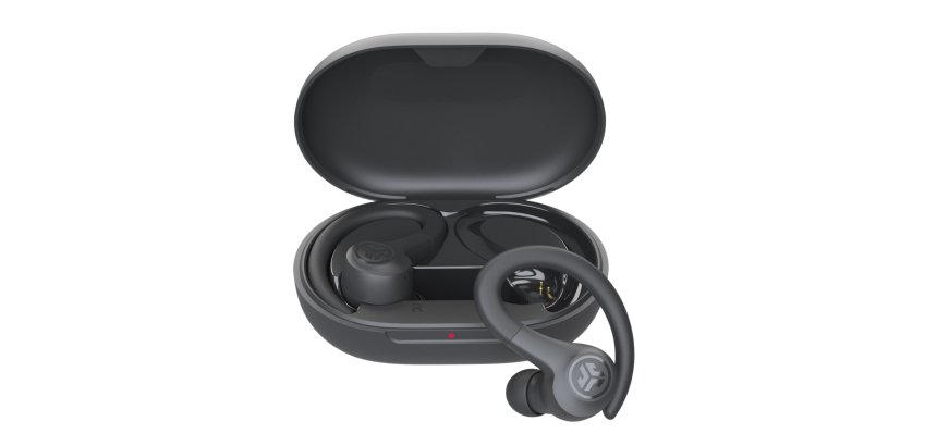 JLab Go Air Sport True Wireless Auriculares True Wireless Stereo (TWS) gancho de oreja Deportes Bluetooth Grafito