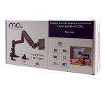 MCL MS3A99AZSBAE4920N support d'écran plat pour bureau 124,5 cm (49") Noir