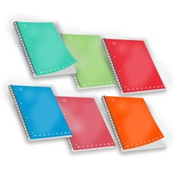 Pigna 02175655M writing notebook 70 sheets Assorted colours
