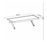 Sopar Organizer per accessori televisivi Media Shelf