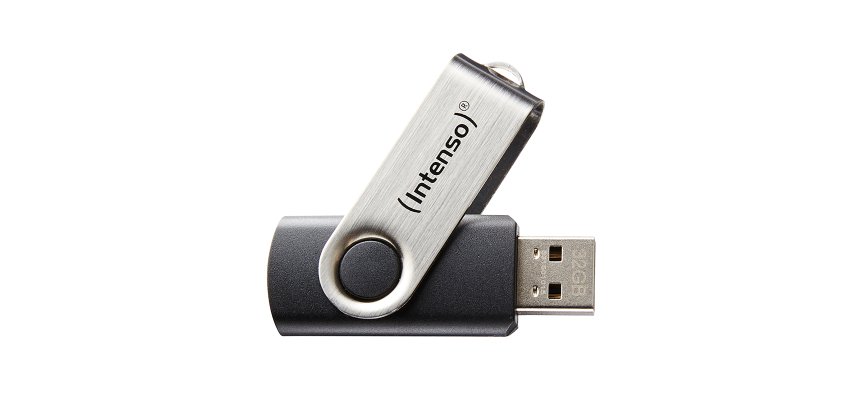 Intenso Basic Line USB flash drive 8 GB USB Type-A 2.0 Zwart, Zilver