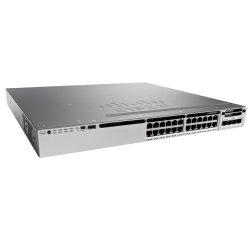 Cisco Catalyst WS-C3850-24T-L commutateur réseau Géré L3 Gigabit Ethernet (10/100/1000) Noir, Gris