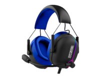 Sparco SPHEADPHONEEVO cuffia e auricolare Cablato A Padiglione Gaming USB tipo A Nero, Blu