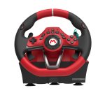 Hori Mario Kart Racing Wheel Pro Deluxe Nero, Rosso USB Sterzo + Pedali Analogico Nintendo Switch