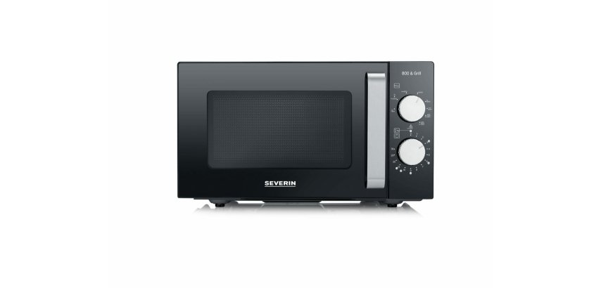 Severin MW 7762 microwave Black, Stainless steel Grill microwave Countertop 20 L 800 W
