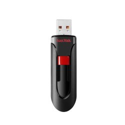 SanDisk Cruzer Glide, 32GB lecteur USB flash 32 Go USB Type-A 2.0 Noir, Rouge