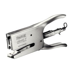 Pince agrafeuse rapid classic 1 agrafes 26/6-8 capacite 50 feuilles finition chrome mate