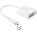 DLH DY-TU2726W câble vidéo et adaptateur USB Type-C VGA (D-Sub) Blanc