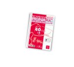 Ricambi forati rinforzati Pignaric - A4 - 1 rigo - 80gr - Pigna - conf. 40 pezzi