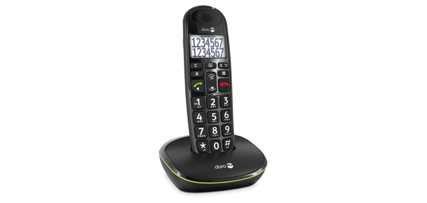 Doro PhoneEasy 110 Téléphone DECT Identification de l'appelant Noir