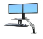 Ergotron WorkFit -A 61 cm (24") Bureau Noir