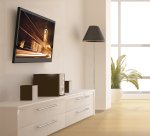 B-Tech BT7523/B soporte para monitor 119,4 cm (47") Pared Negro