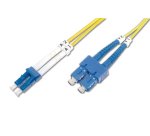 Digitus Cable de conexión modo único de fibra óptica, LC/SC