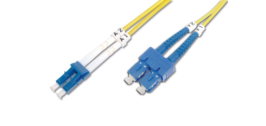 Digitus Cable de conexión modo único de fibra óptica, LC/SC