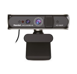 Hamlet HWCAM1080-HE webcam 2 MP 1920 x 1080 pixels USB 2.0 Black