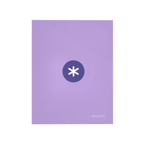Classeur antartik 4 anneaux end 40mm a4+ carton remborde    coloris lavande