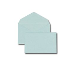 Enveloppe gpv election recyclee 90x140mm 80g patte   triangulaire non gommee bleu  boite 500 unites