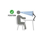 Port Designs 901105 support d'écran plat pour bureau 81,3 cm (32") Noir