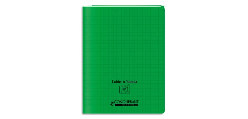 Cahier à rabat 170 x 220 mm