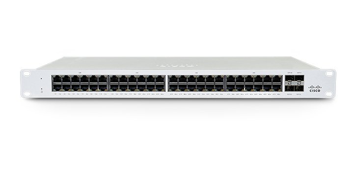 Cisco Meraki MS130-48 Géré L2 Gigabit Ethernet (10/100/1000) Connexion Ethernet, supportant l'alimentation via ce port (PoE) 1U Blanc