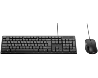 Belkin BBZ014FR clavier Souris incluse Universel USB AZERTY Français Noir