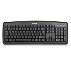 Hamlet Black Soft Touch tastiera usb italiana professionale