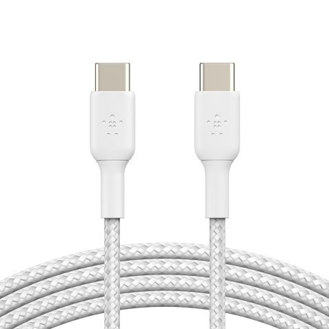 Belkin CAB004BT1MWH2PK cable USB USB 2.0 1 m USB C Blanco