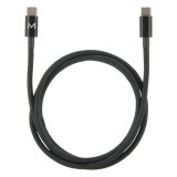 Mobilis 001389 câble USB USB 2.0 1 m USB C Noir