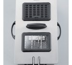 Friteuse électrique FR 3431, acier inoxydable/noir