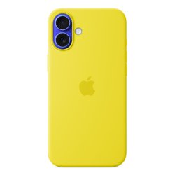 Apple Funda de silicona con MagSafe para el iPhone 16 Plus - Amarillo carambola