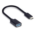 Hamlet XADTC-U2A-MF02 cavo USB USB 3.2 Gen 1 (3.1 Gen 1) 0,2 m USB A USB C 5 Gbit/s Nero