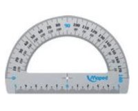 Rapporteur maped 180 degrés 12cm embouts protect system anti-bruit aluminium anodisé résistance optimale