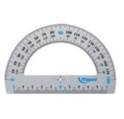 Rapporteur maped 180 degrés 12cm embouts protect system anti-bruit aluminium anodisé résistance optimale