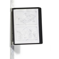 Durable Vario magnet wall 5 document display carousel Portrait A4