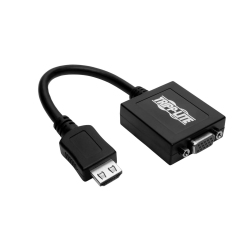 Tripp Lite P131-06N HDMI to VGA with Audio Converter Cable Adapter for Ultrabook/Laptop/Desktop PC, (M/F), 6-in. (15.24 cm)