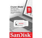 SanDisk Cruzer Blade lecteur USB flash 16 Go USB Type-A 2.0 Blanc