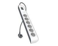Belkin BSV603ca2m Noir, Blanc 6 sortie(s) CA 2 m